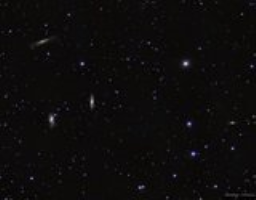 Galaxy season is coming. This is the Leo Triplet, also known as the M66 group, and includes M66, M67, and NGC3628. To the right edge is 'extra' galaxy NGC3593. This is a 336mm shot but I'll be zooming in over the coming clear nights. Happy Valentine's Day!