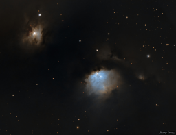 The constellation Orion hosts some of the most famous and recognizable nebulae from its namesake to the Running Man, Horsehead, and Flame. Look a little west and you'll find Messier catalog item #78, a lesser known reflection nebula that surrounds a stellar nursery and is blanketed by interstellar dust.